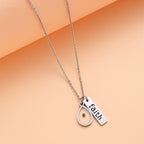 Collier Cœur et Goutte de Graine de Moutarde Foi : Un Symbole de Foi Petite mais Puissante