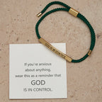 Pulsera "Dios tiene el control": un símbolo de confianza y bendición para bodas