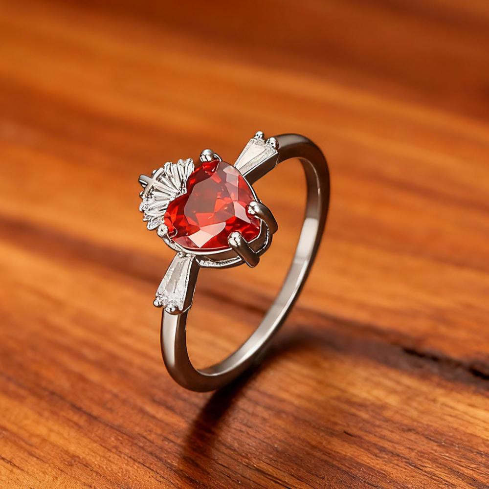 Bague Cristal Sacré-Cœur : Symbole de l'amour inconditionnel du Christ