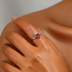 Bague Cristal Sacré-Cœur : Symbole de l'amour inconditionnel du Christ