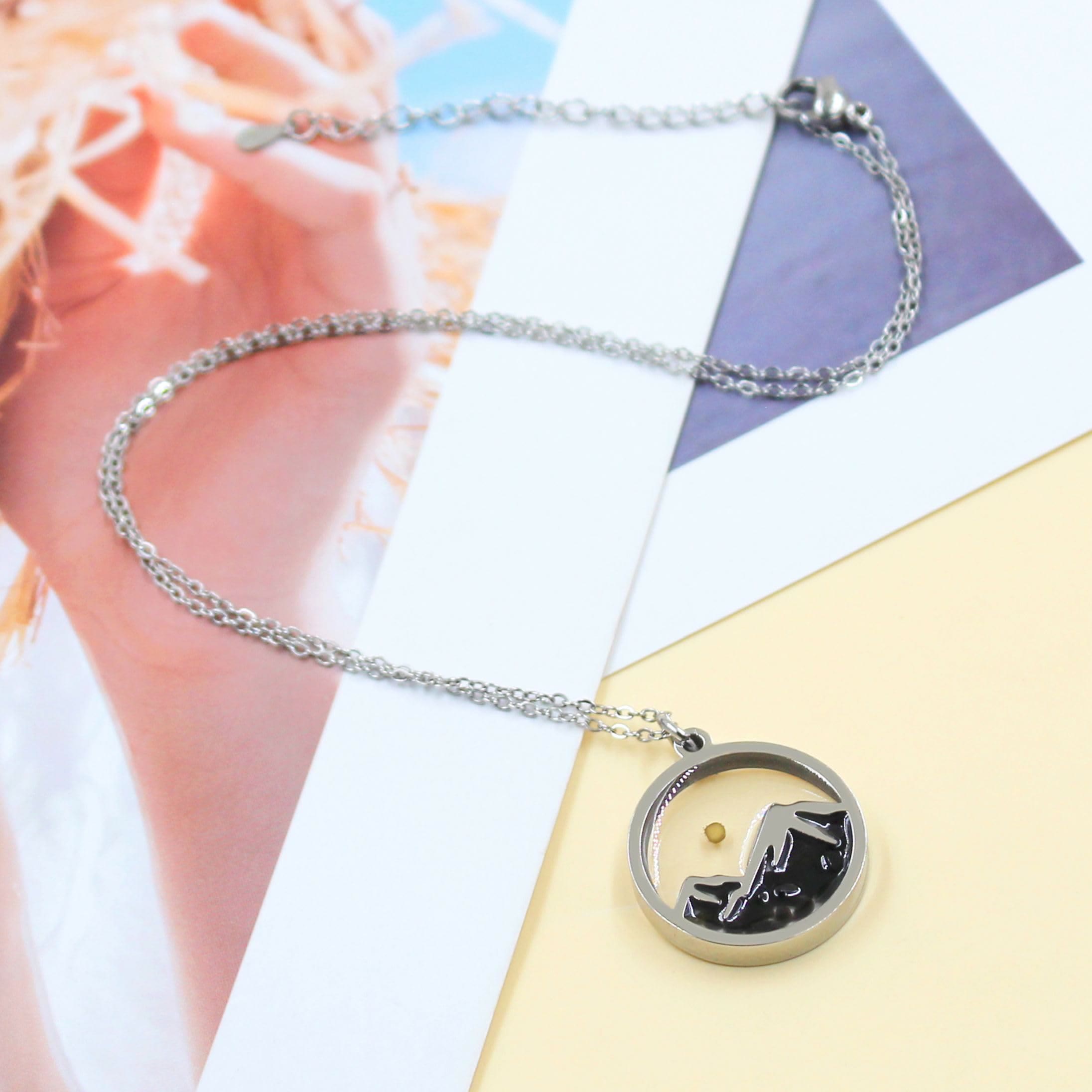 Collar de Montaña Semilla de Mostaza con Varias Piedras Preciosas: Un Símbolo de Fe Que Mueve Montañas