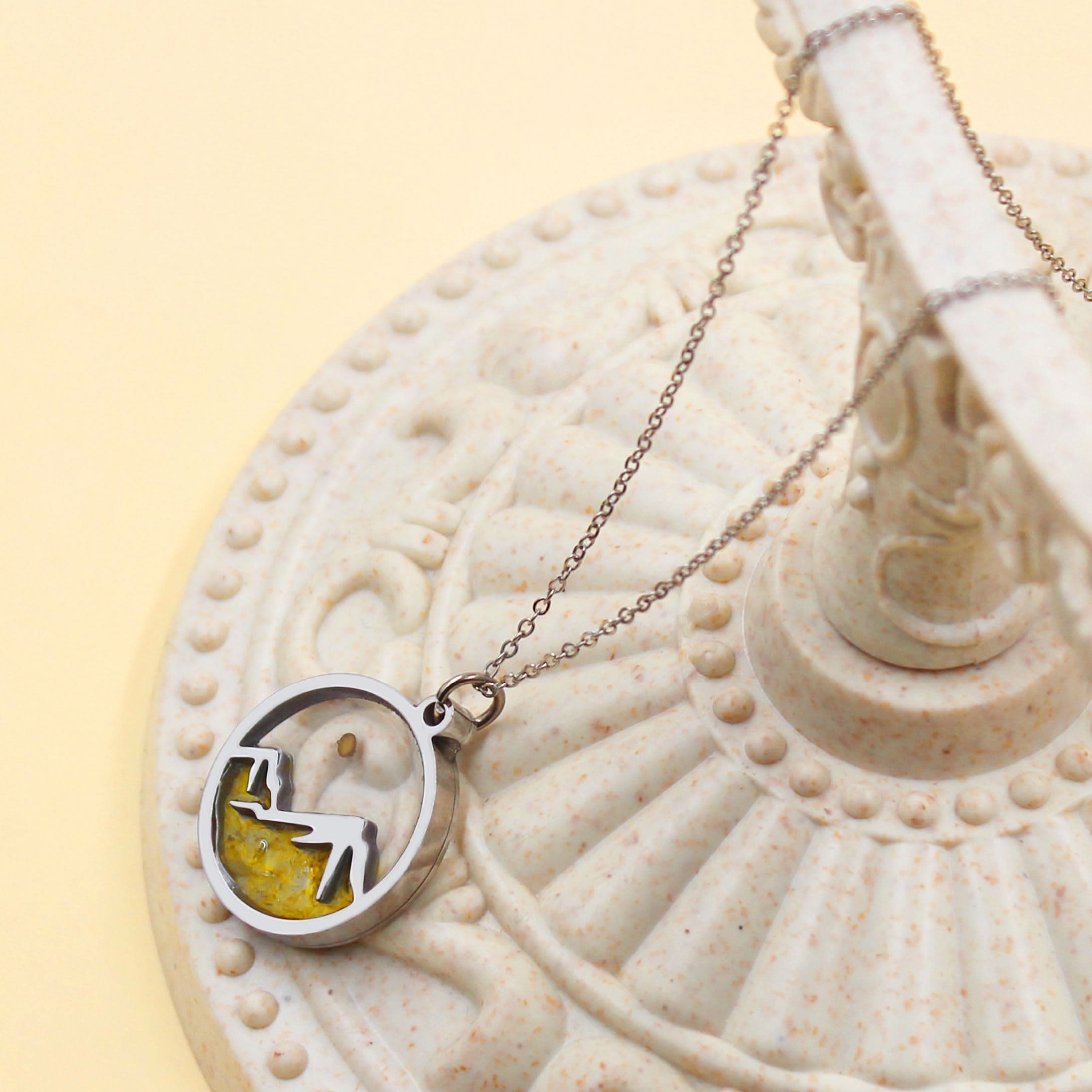 Collar de Montaña Semilla de Mostaza con Varias Piedras Preciosas: Un Símbolo de Fe Que Mueve Montañas