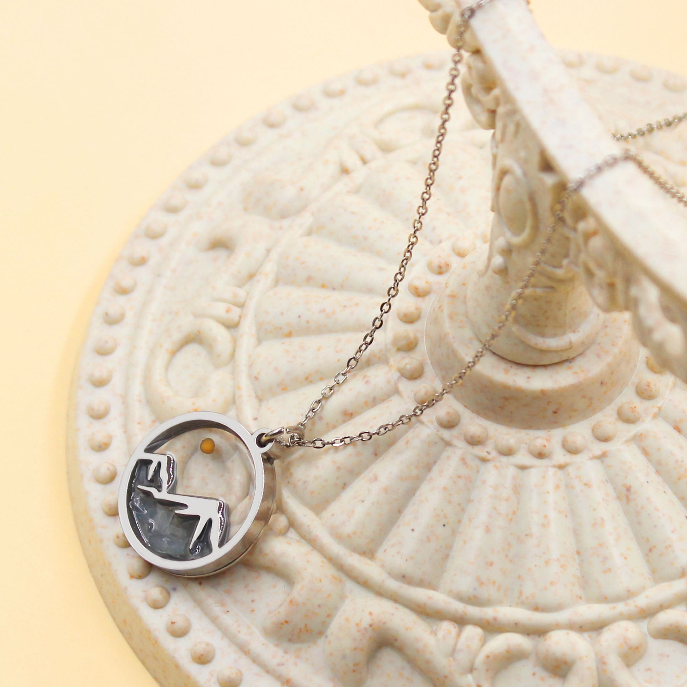 Collar de Montaña Semilla de Mostaza con Varias Piedras Preciosas: Un Símbolo de Fe Que Mueve Montañas