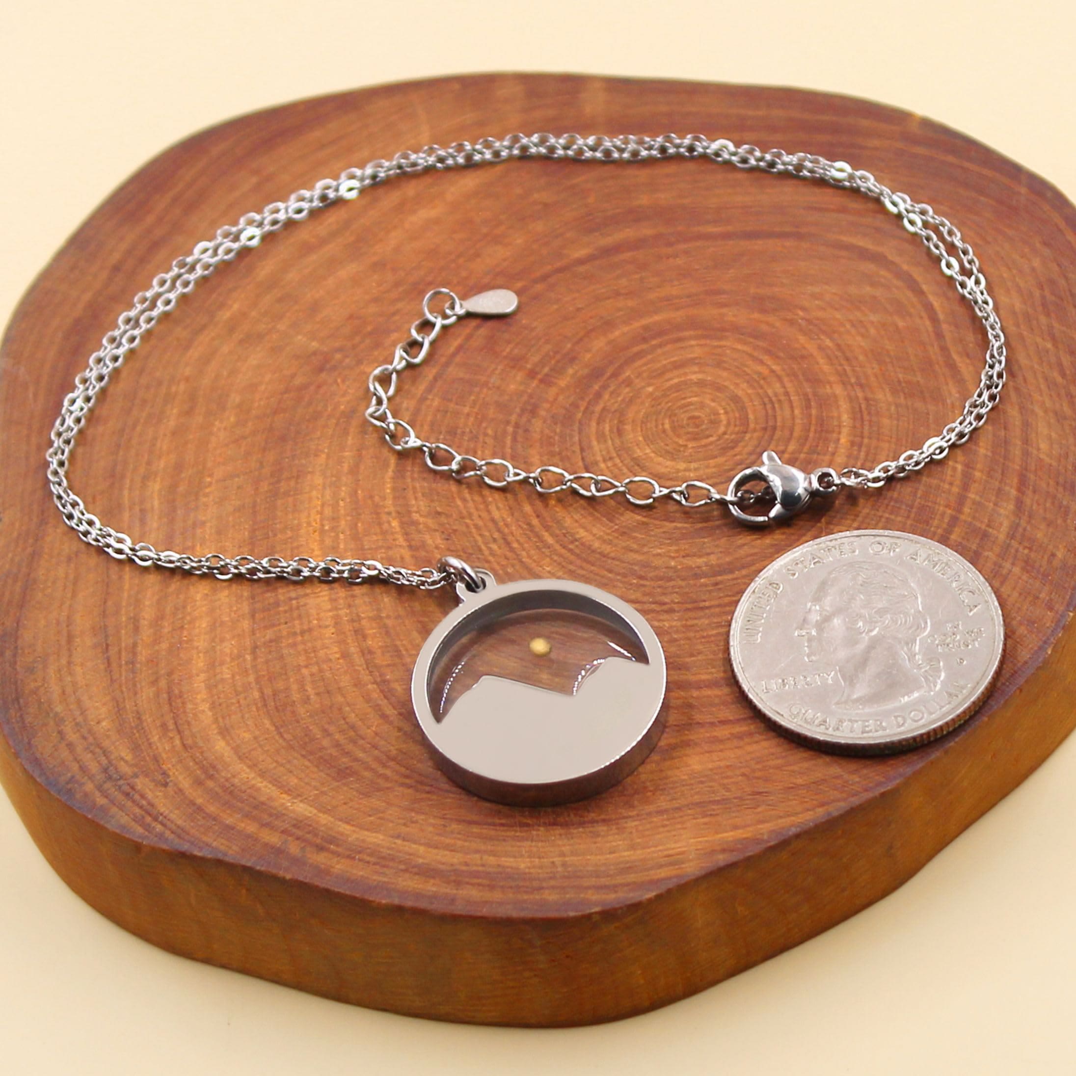 Collar de Montaña Semilla de Mostaza con Varias Piedras Preciosas: Un Símbolo de Fe Que Mueve Montañas