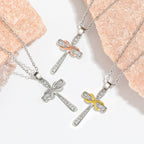 Collar Cruz Infinita de Zircón: Un Símbolo del Amor Eterno de Cristo