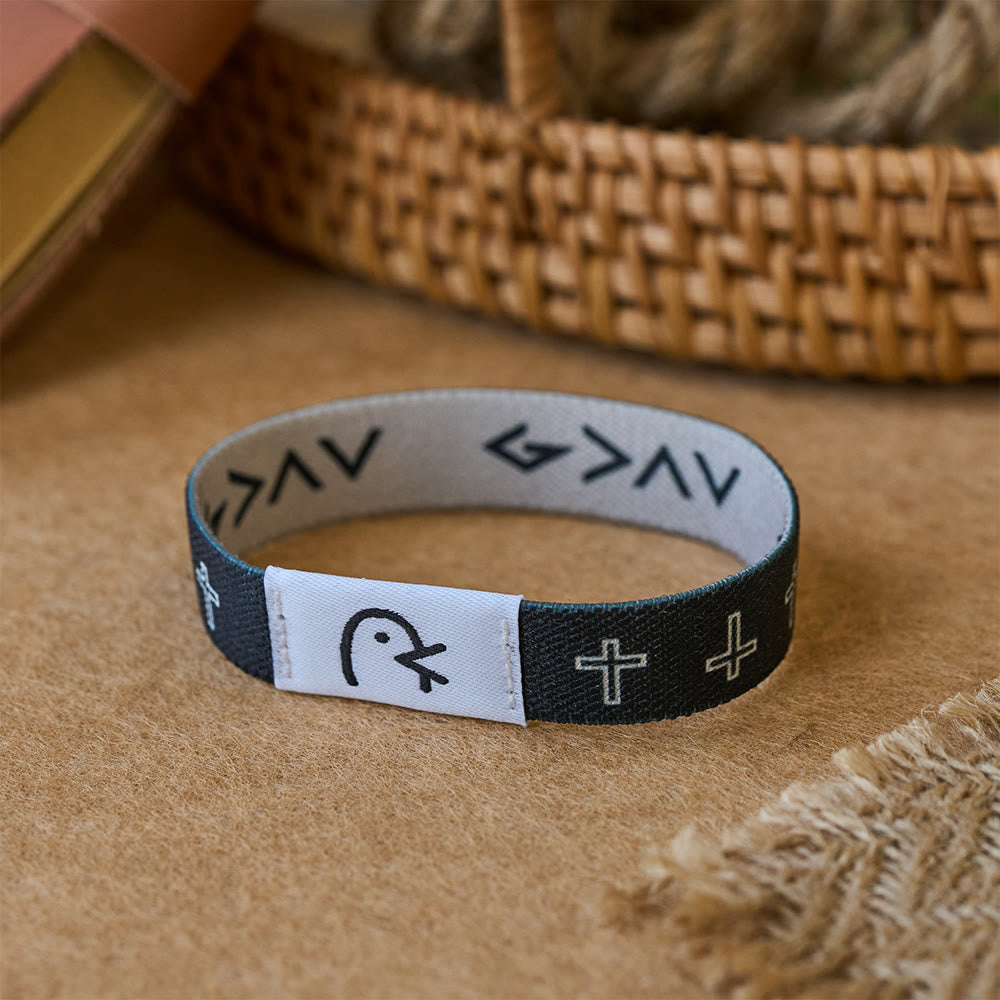 Pulsera NFC Símbolo Sagrado: Desbloqueando Versículos Divinos Diarios con un Toque