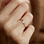 Bague à double-bande « TRUST GOD » : Fidèle compagne de la confiance divine
