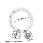 Bracelet de la Médaille Miraculeuse Notre-Dame et de Saint Benoît