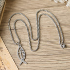 Collier tendance Ichthus Poisson de Jésus : emblème de dévotion et de force spirituelle