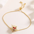 Elegante pulsera devocional del Sagrado Corazón: encarna el amor de Cristo y la fortaleza espiritual