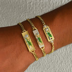 Collection de bracelets plaqués cuivre de Saint Jude : Emblème de l'espoir divin et de la grâce miraculeuse