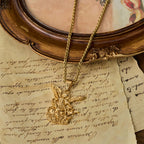Collier avec pendentif Archange Saint Michel bicolore : Emblème de protection divine