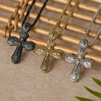 Pendentif Croix Orthodoxe : Emblème de Rédemption et de Dévotion Sacrée