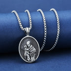 Collier pendentif Saint Antoine et l'Enfant Jésus