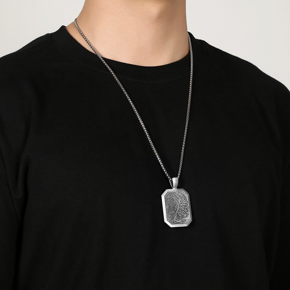 Collar Religioso Tótem del Árbol de la Vida