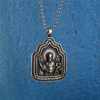 Collar de titanio con dije de Bendición Paternal