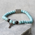 Pulsera Elástica Blessing Turquesa
