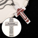 Collar Cruz de Oración por Bendiciones de Fútbol Estilo Deportivo