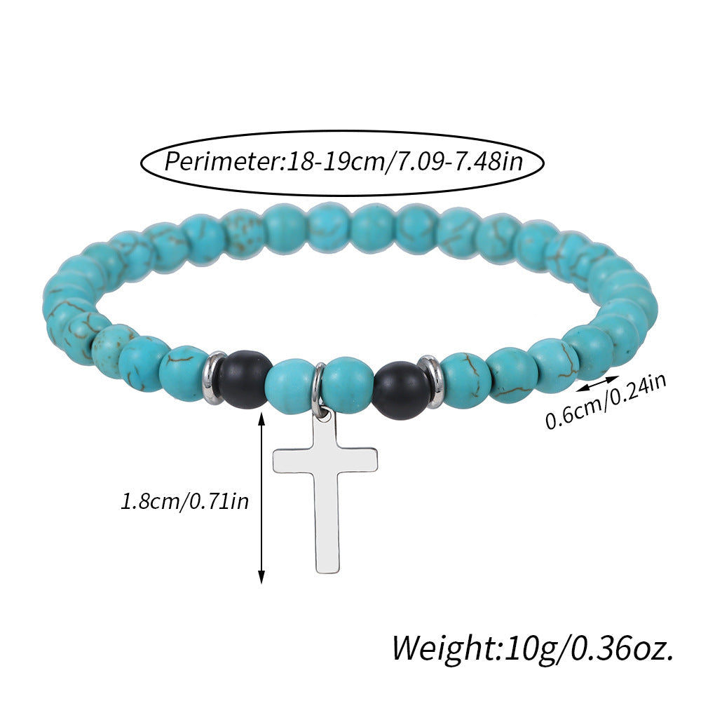 Pulsera Elástica Blessing Turquesa
