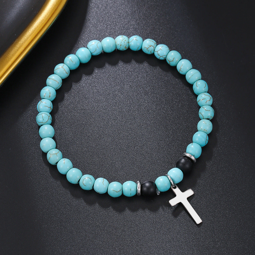 Pulsera Elástica Blessing Turquesa