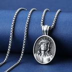 Collier amulette Jésus Couronne d'épines