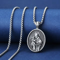 Collier pendentif Saint Antoine et l'Enfant Jésus