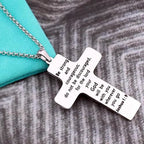 Collar Cruz de Oración por Bendiciones de Fútbol Estilo Deportivo